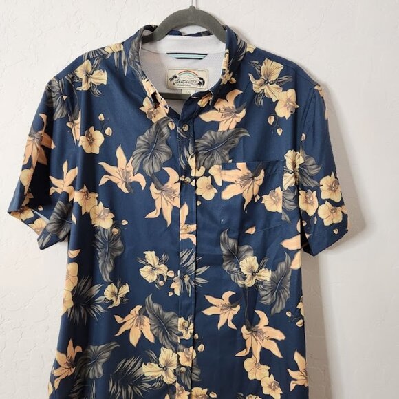 SeaPointe Men's causal button-down shirt size Large - Picture 1 of 4